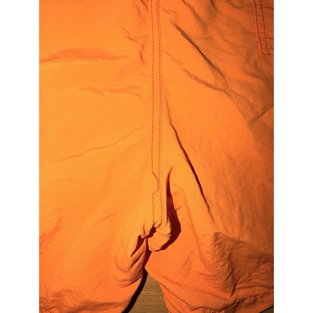 Tommy Bahama Relax Swim Trunks Men Orange Nylon Mesh Lined Pockets XXL 2XL